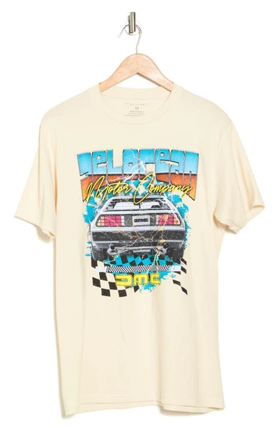 Shop The Forecast Agency Delorean Motor Company Graphic T-shirt In Sand
