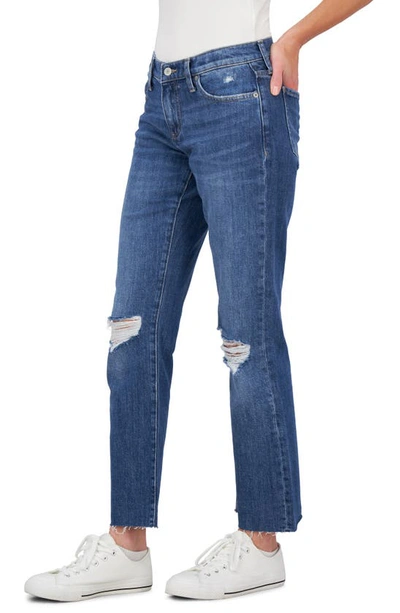 Lucky Brand Easy Rider Ripped Bootcut Jeans In Halia