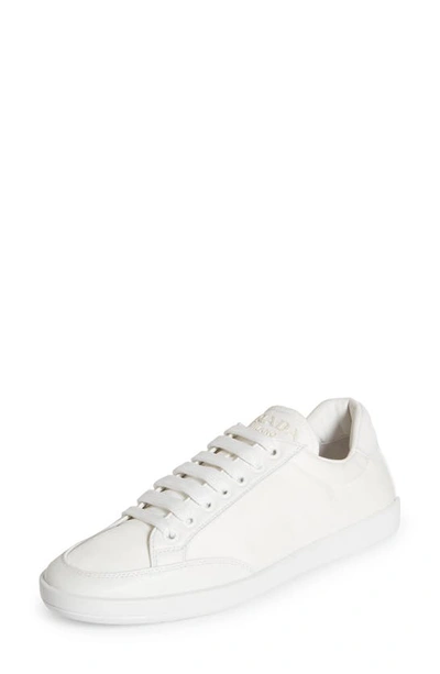 Shop Prada Slim Low Top Sneaker In White