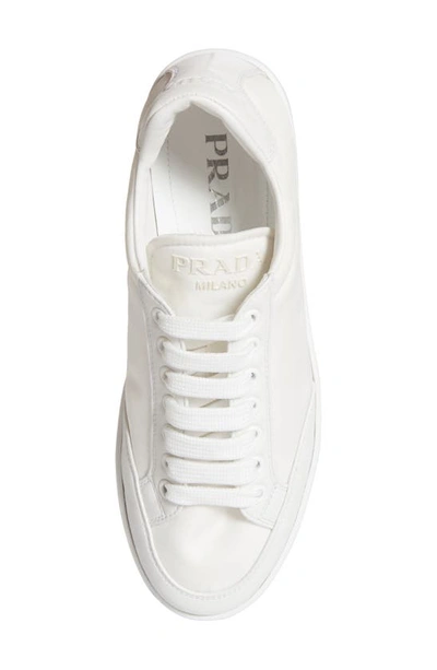 Shop Prada Slim Low Top Sneaker In White