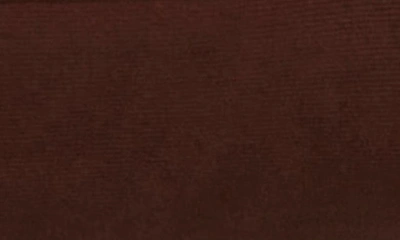 Shop Paige Sundara Long Sleeve Organic Cotton & Silk Blend Rib Midi Dress In Chocolate Brown