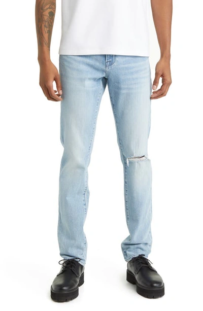 Shop Frame L'homme Slim Fit Jeans In Raikes Rips