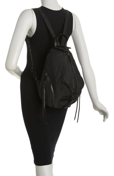 Shop Rebecca Minkoff Julian Washed Backpack In Black