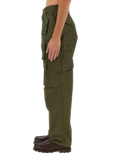 Shop Engineered Garments Pants "fa" In Green