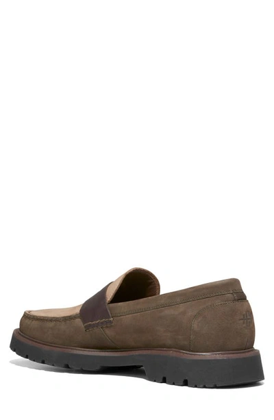 Shop Cole Haan American Classics Penny Loafer In Ch Deep Olive/ Ch Dark Latte