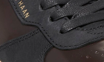 Shop Cole Haan Grandpro Crossover Sneaker In Ch Dark Chocolate/ Bl