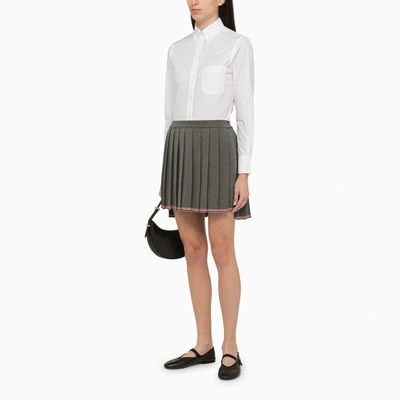 Shop Thom Browne White Cotton Button-down Shirt Women