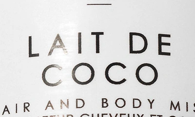 Shop Le Monde Gourmand Lait De Coco Hair & Body Mist