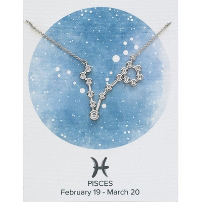 Shop Sterling Forever 'when Stars Align' Constellation Necklace In Multi