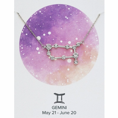 Shop Sterling Forever 'when Stars Align' Constellation Necklace In Multi