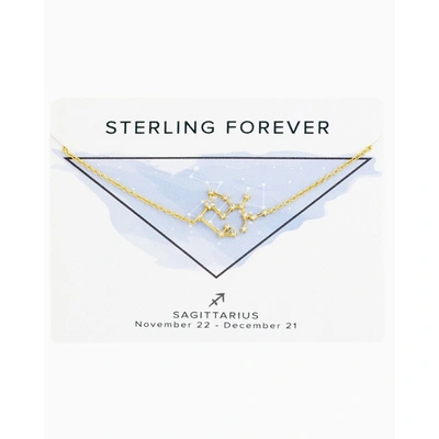 Shop Sterling Forever Delicate Constellation Necklace In Multi