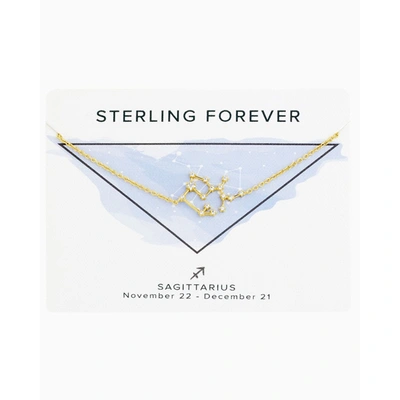 Sterling Forever Delicate Constellation Necklace In Multi