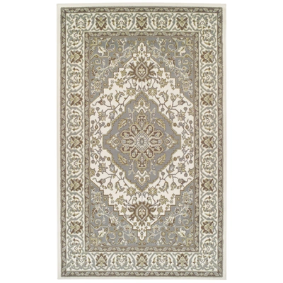 Superior Traditional Vintage Floral Medallion Polypropylene Indoor Area Rug Or Runner