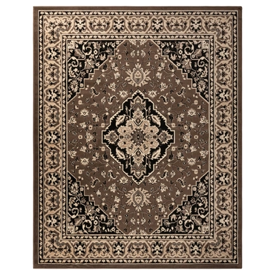 Superior Traditional Vintage Floral Medallion Polypropylene Indoor Area Rug Or Runner