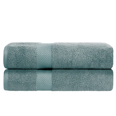 Superior Contemporary Quick-drying Zero-twist Cotton 2-piece Bath Sheet Set
