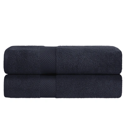 Superior Contemporary Quick-drying Zero-twist Cotton 2-piece Bath Sheet Set