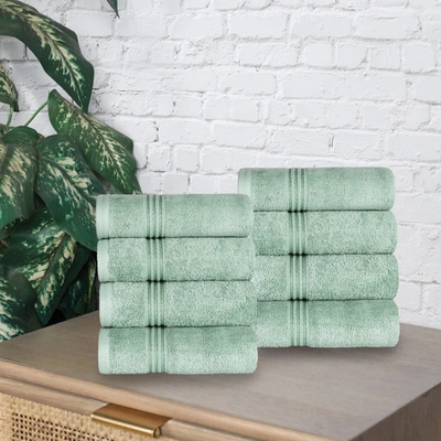 Superior Warm And Absorbent Cotton Assorted 8-piece Hand Towel Set