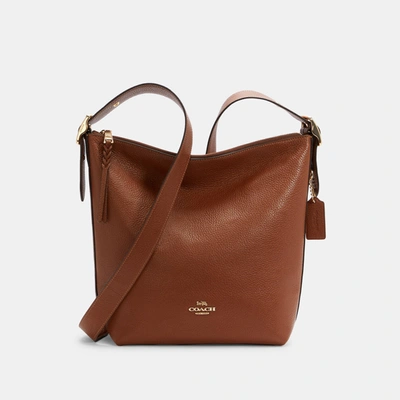 Shop Coach Outlet Val Duffle In Brown