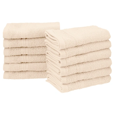 Superior Eco-friendly Ringspun Cotton Modern Absorbent 12-piece Face Towel Set