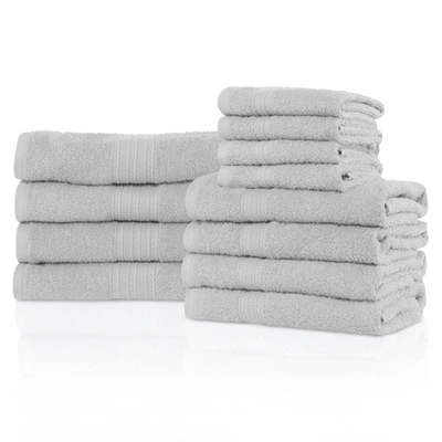 Superior Eco-friendly Ringspun Cotton Modern Absorbent 12-piece Towel Set