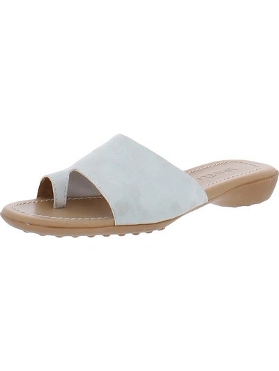 Shop Vaneli Tallis Womens Padded Insole Toe Thong Slide Sandals In Multi