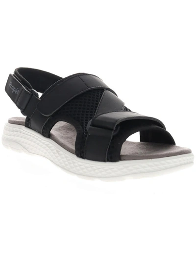 Shop Propét Travelactive Sport Womens Open Toe Adjustable Slingback Sandals In Black