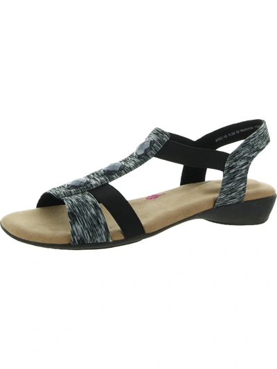 Shop Ros Hommerson Mackenzie Womens Slip On Comfort Wedge Sandals In Multi