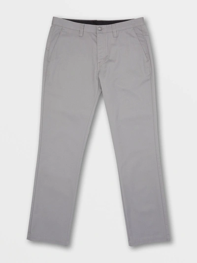 Shop Volcom Vmonty Pants - Moonbeam In Grey