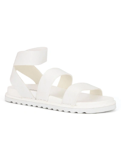 Shop Olivia Miller Womens Open Toe Footbed Slingback Sandals In White