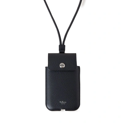 Shop Mulberry City Phone Pouch In Black