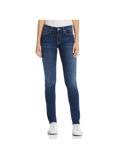 Shop Mavi Adriana Womens Skinny Mid-rise Skinny Jeans In Purple