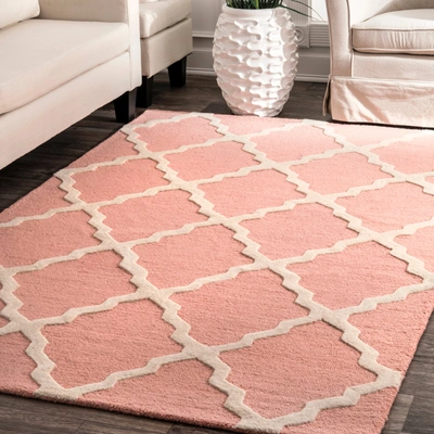 Nuloom Hand Hooked Marrakech Trellis Area Rug