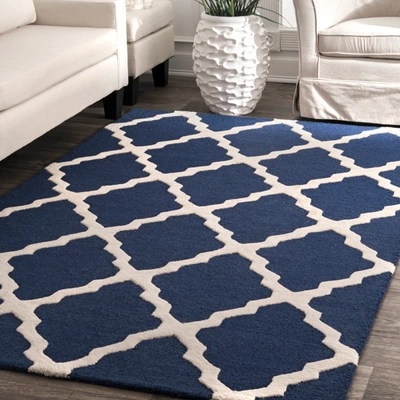Nuloom Hand Hooked Marrakech Trellis Area Rug
