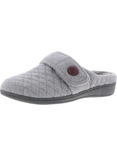 Shop Vionic Carlin Womens Quilted Slip On Mule Slippers In Multi