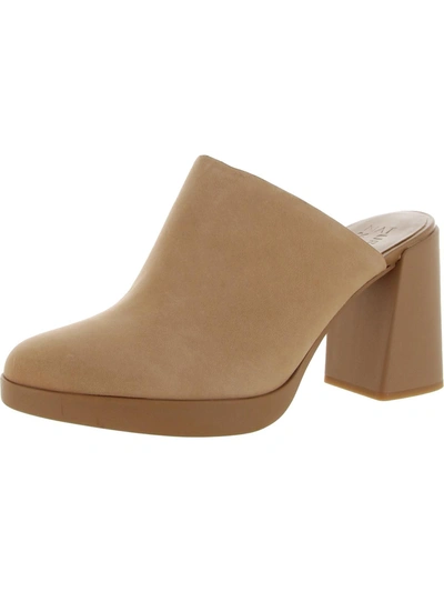 Naturalizer Genn-connect Womens Leather Slip On Mules In Multi