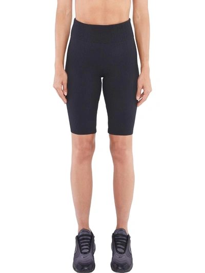 Shop Koral Densonic Flora Womens Fitness Activewear Shorts In Black