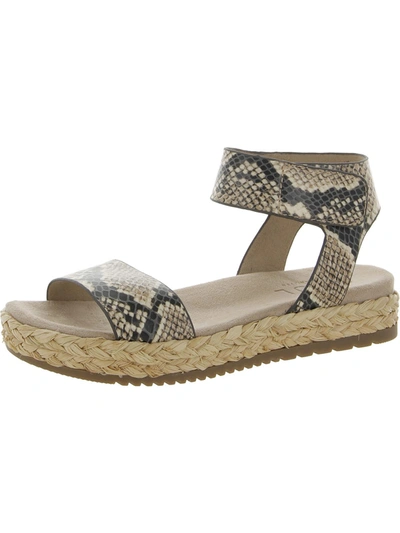 Shop Soul Naturalizer Detail Womens Faux Leather Ankle Strap Platform Sandals In Multi