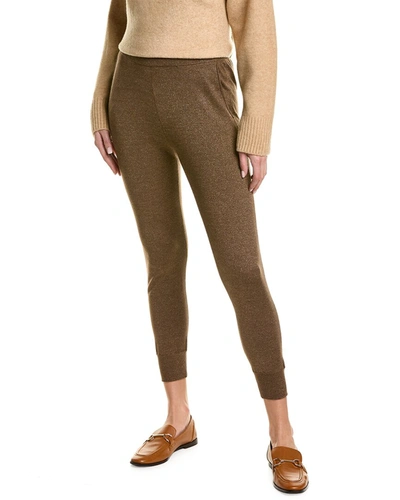 Shop Brunello Cucinelli Lurex Cashmere & Silk-blend Legging In Pink