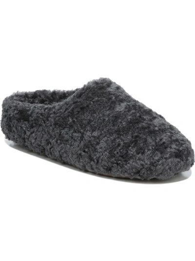 Zodiac Paloma 2 Womens Faux Fur Slip On Loafer Slippers In Multi