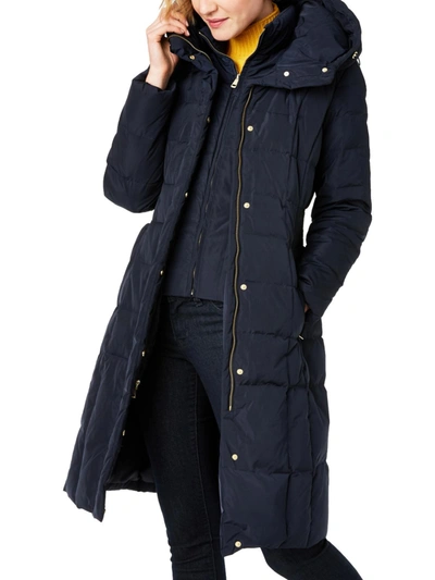 Shop Cole Haan Womens Winter Down Parka Coat In Multi