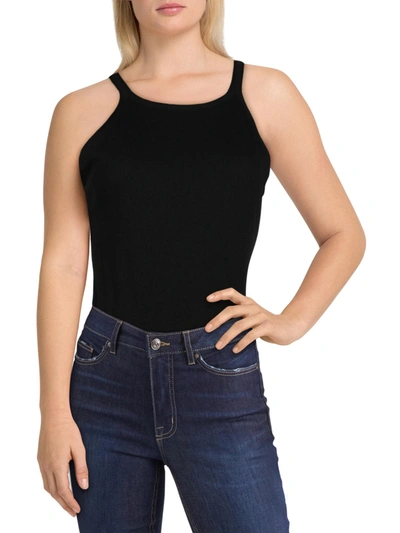 Shop Danielle Bernstein Womens Shirt Thong Bodysuit In Black