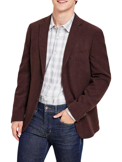 Calvin Klein Mariano Mens Wool Extra Slim Fit Two-button Blazer In Multi