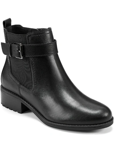 EASY SPIRIT RAE WOMENS BUCKLE ZIP UP ANKLE BOOTS 