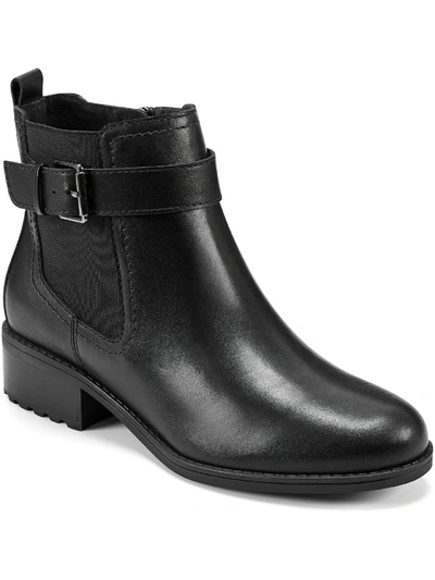 Shop Easy Spirit Rae Womens Buckle Zip Up Ankle Boots In Black