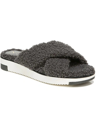 Shop Sam Edelman Alice Womens Faux Fur Slippers Slide Sandals In Multi