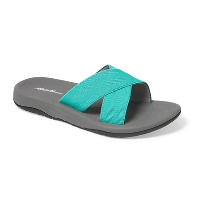Shop Eddie Bauer Women's Break Point Slide Sandals In Blue
