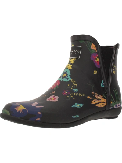 Shop London Fog Piccadilly Womens Waterproof Pull On Rain Boots In Multi