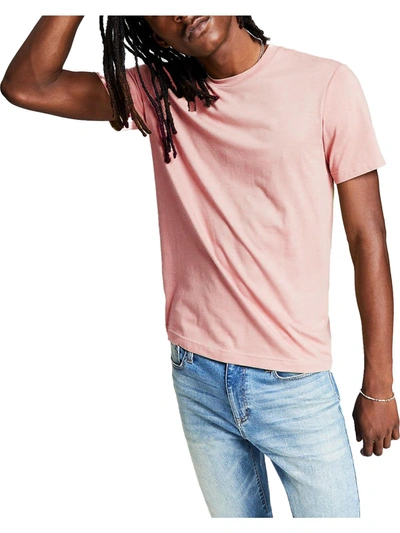 Shop And Now This Mens Solid Basic T-shirt T-shirt In Pink