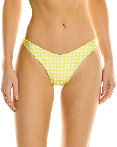 Shop Peixoto Shelley Bikini Bottom In Yellow