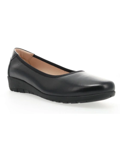 Shop Propét Yara Womens Leather Slip On Wedge Heels In Black